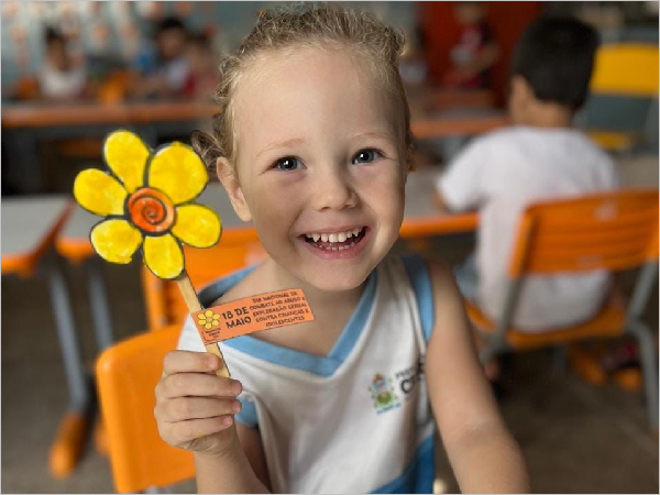 Educação promove ações integradas na campanha Maio Laranja