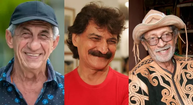 Fagner, Belchior e Espedito Seleiro serão homenageados com a Medalha Patativa do Assaré